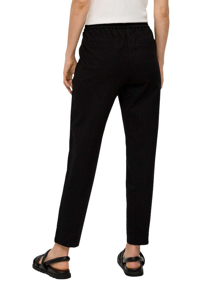 S. Oliver red Damen Hosen Grey/Black