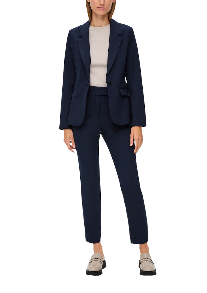 S. Oliver black Damen Blazer Blue