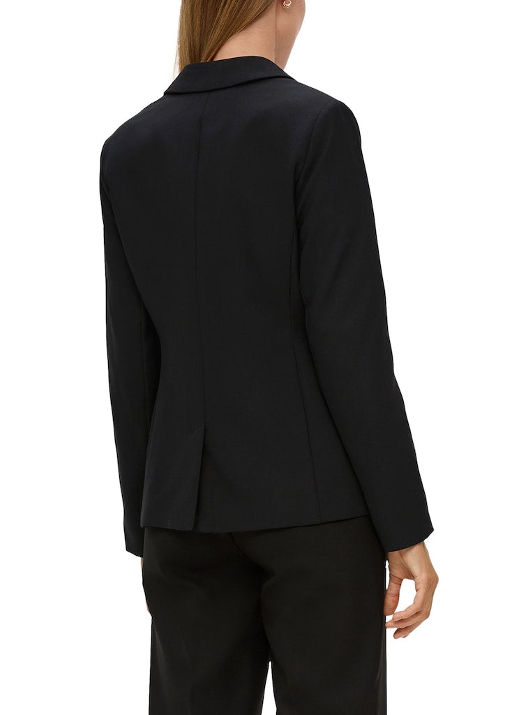 S. Oliver black Damen Blazer Grey/Black