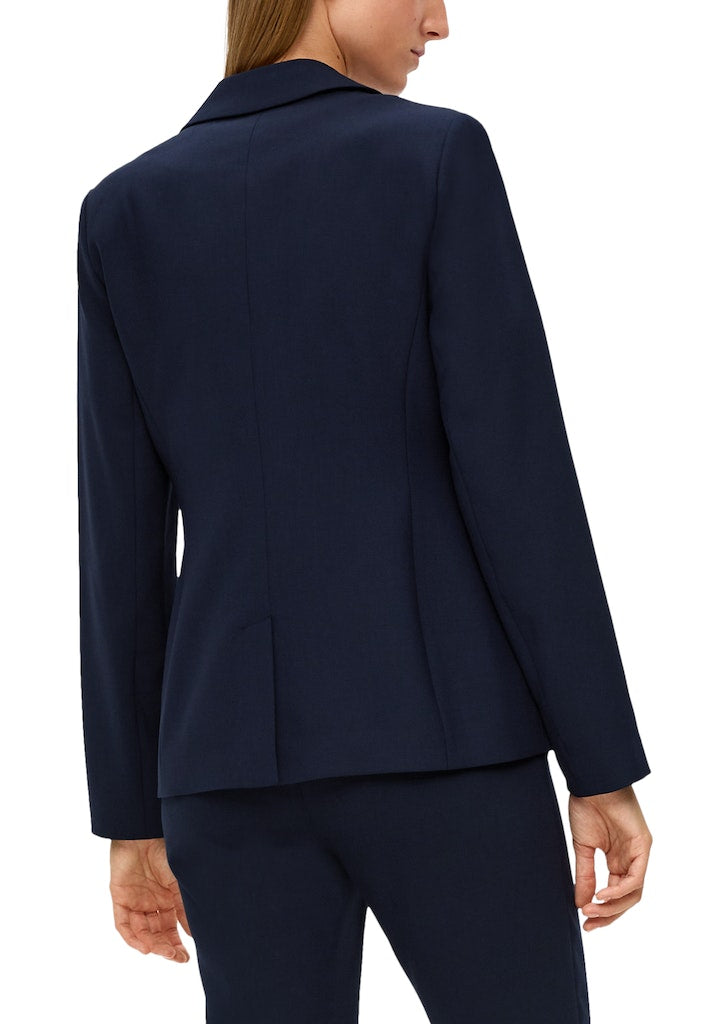S. Oliver black Damen Blazer Blue