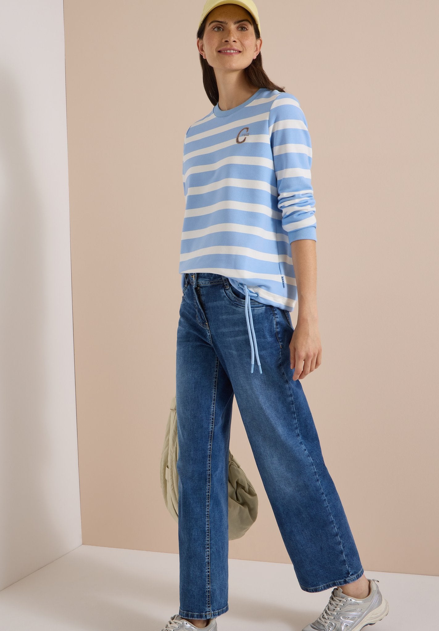 Cecil Damen Pullover Easy Blue