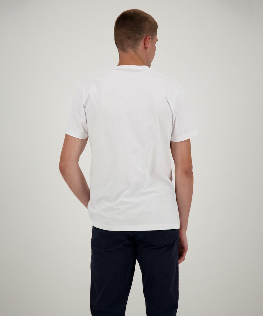 Ragman Herren T-Shirts kurz  Weiss