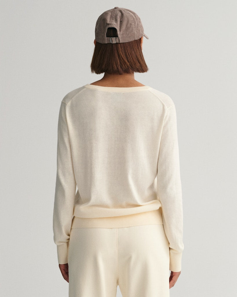 Gant Damen Pullover Cream
