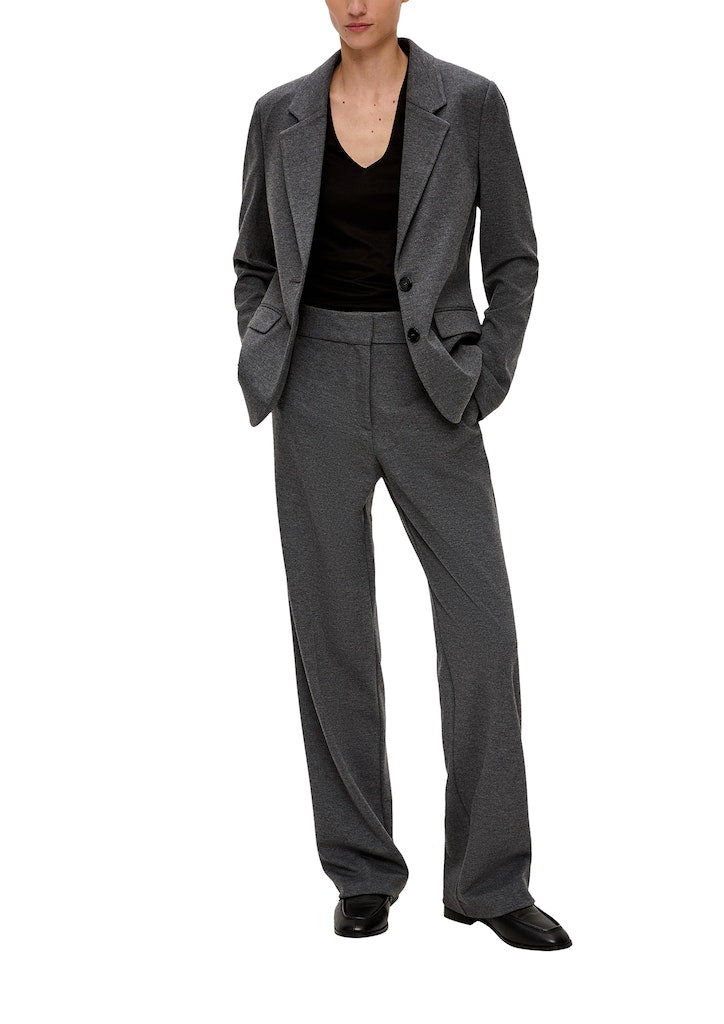 S. Oliver black Damen Blazer Grey/Black
