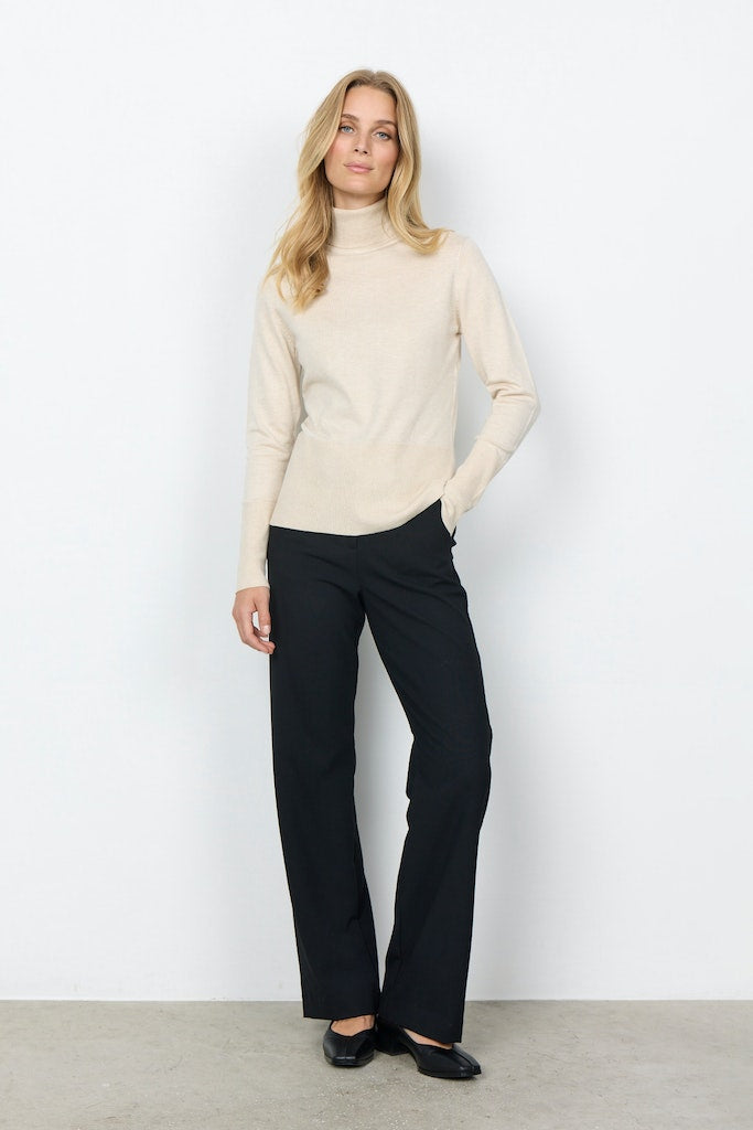 Soya Concept Damen Pullover Cream Melange