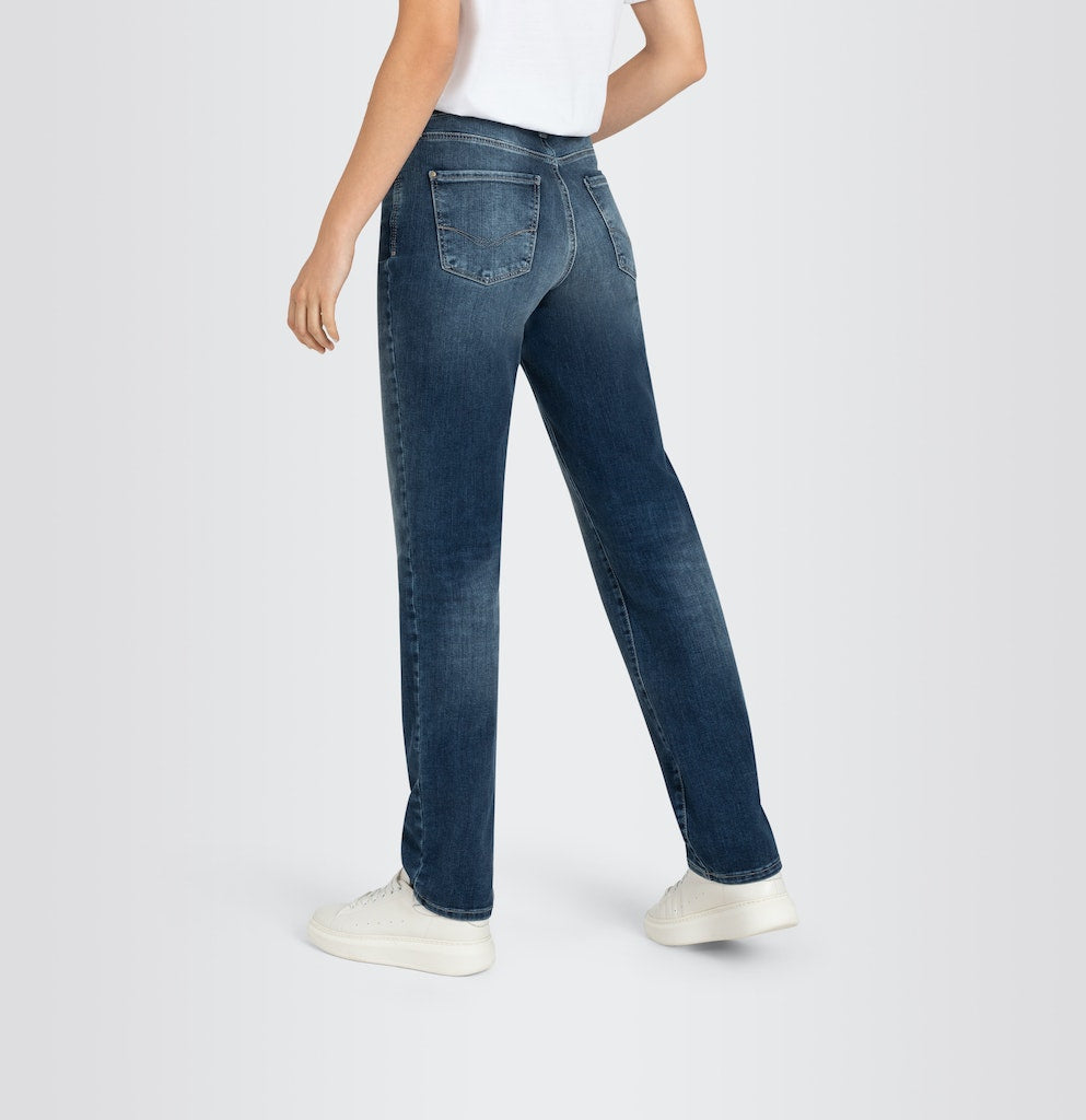 Mac Damen Jeans Medium Blue Bas