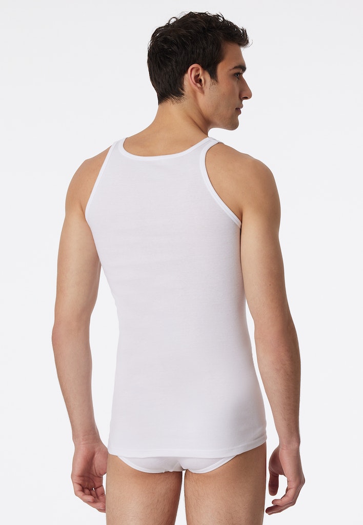 Schiesser Hemd Weiss