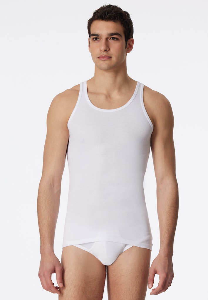 Schiesser Hemd Weiss