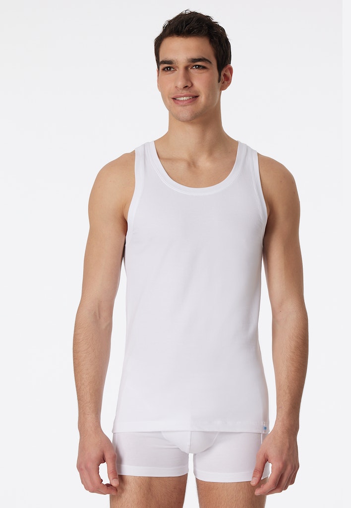 Schiesser Hemd Weiss