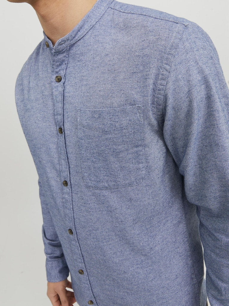 Jack & Jones Herren Hemden lang Faded Denim