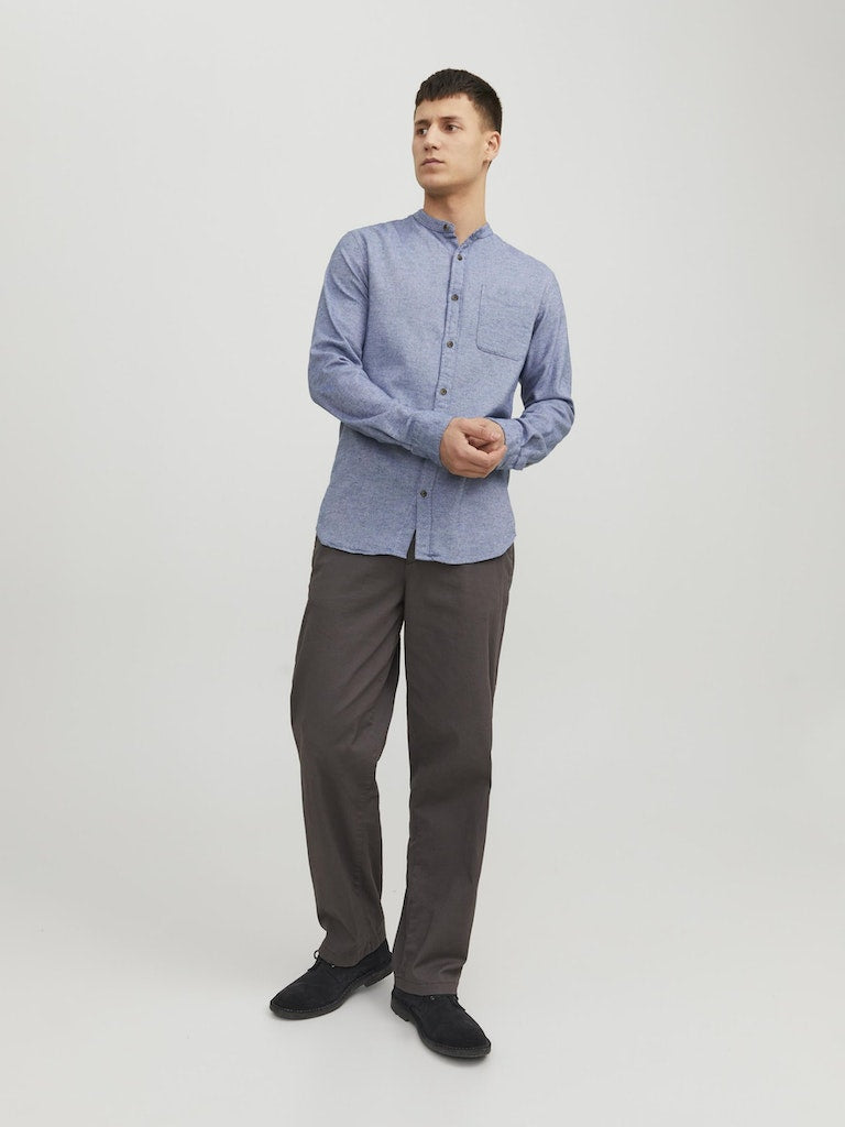 Jack & Jones Herren Hemden lang Faded Denim