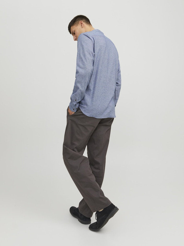 Jack & Jones Herren Hemden lang Faded Denim