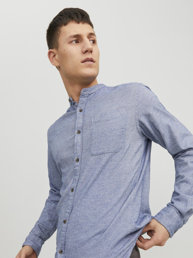 Jack & Jones Herren Hemden lang Faded Denim
