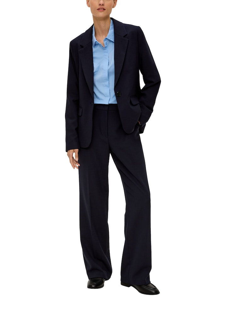 S. Oliver black Damen Hosen Blue