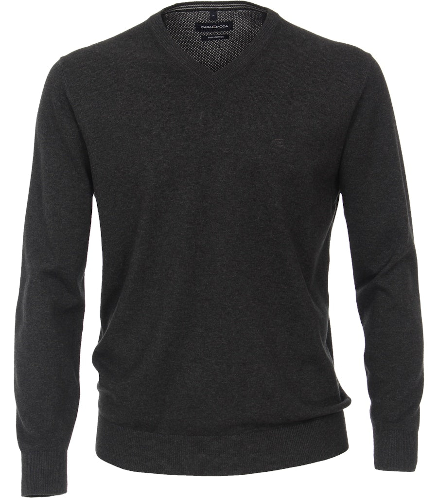 Casa Moda Herren Pullover  Anthrazit