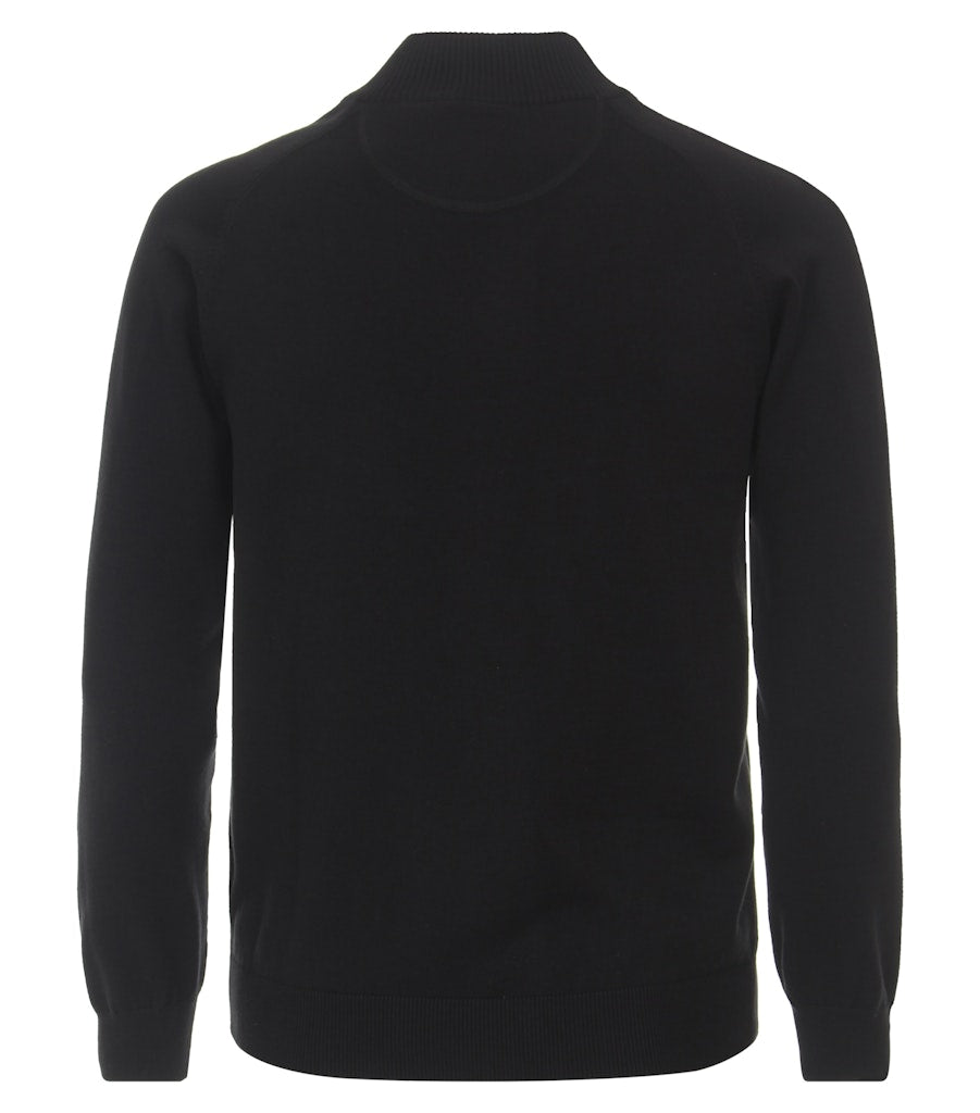 Casa Moda Herren Strickjacken Schwarz