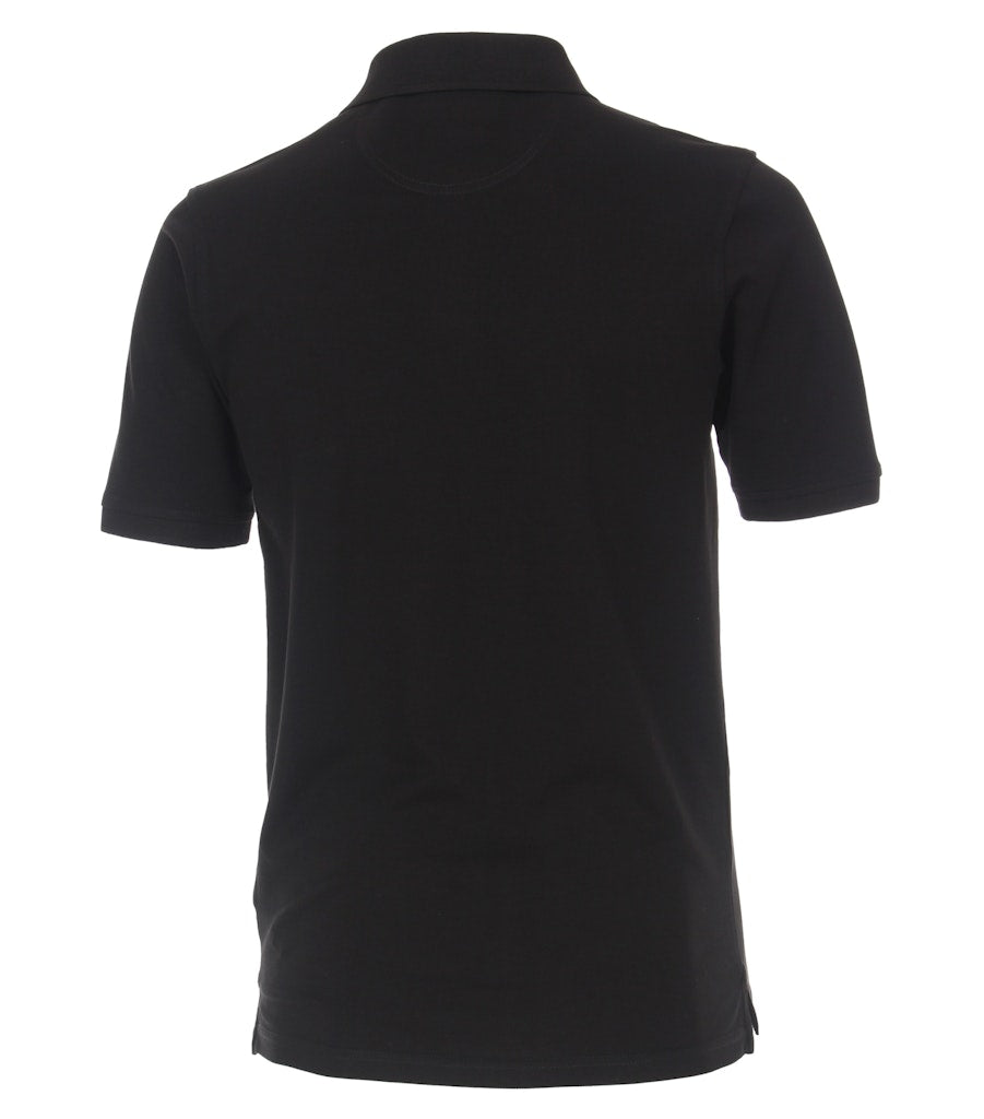 Casa Moda Herren Polo-Shirts Schwarz