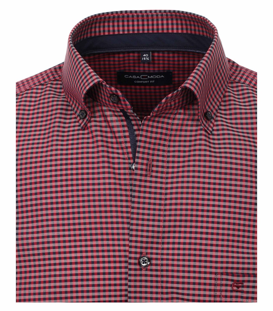 Casa Moda Herren Hemden Rot