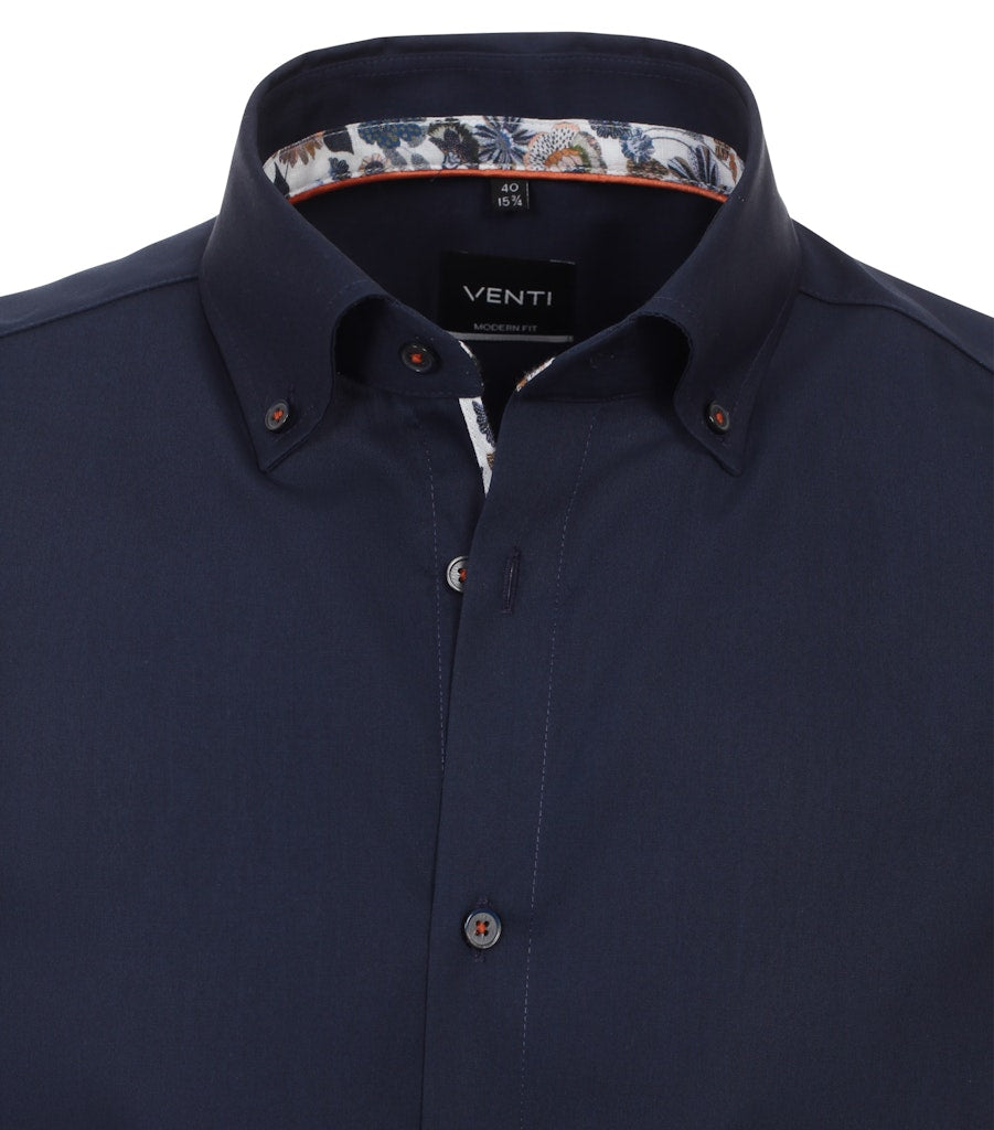 Casa Moda Herren Hemden lang Blau