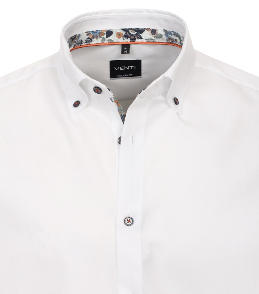Casa Moda Herren Hemden lang Weiss