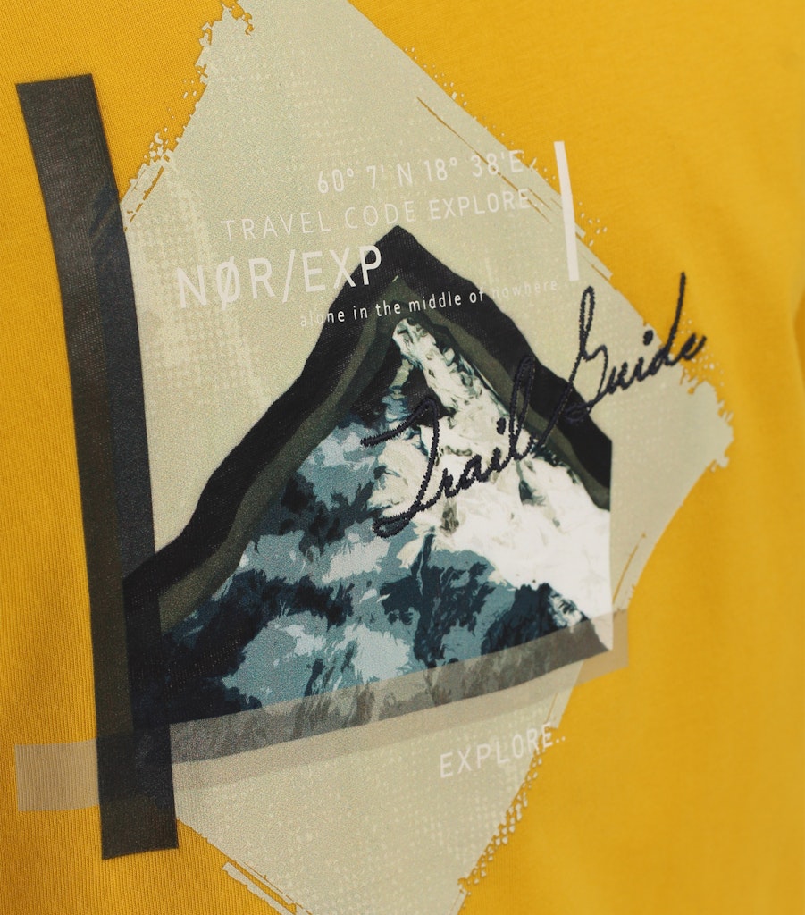 Casa Moda Herren T-Shirts kurz Gelb