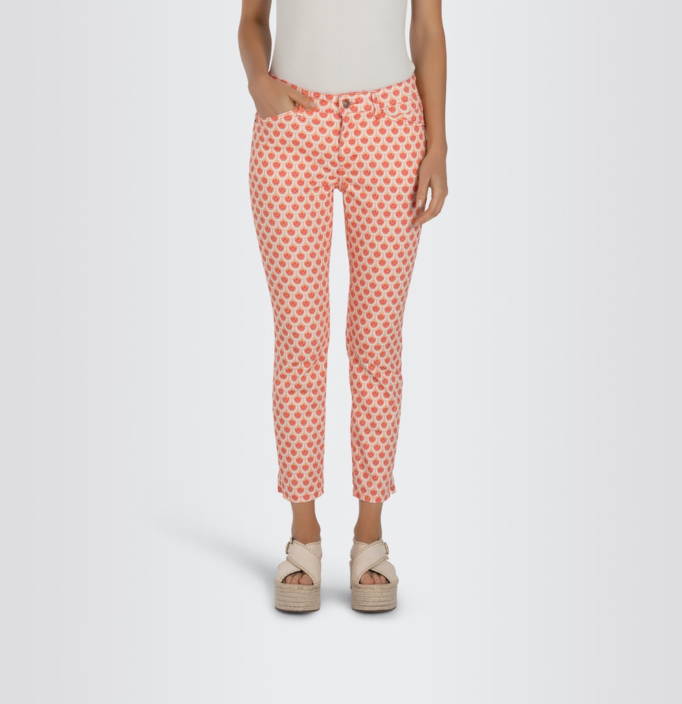 Mac Damen Jeans Papaya Orange F