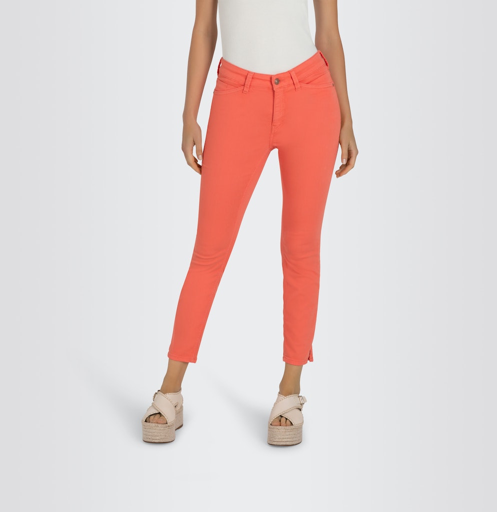Mac Damen Jeans Papaya Orange P