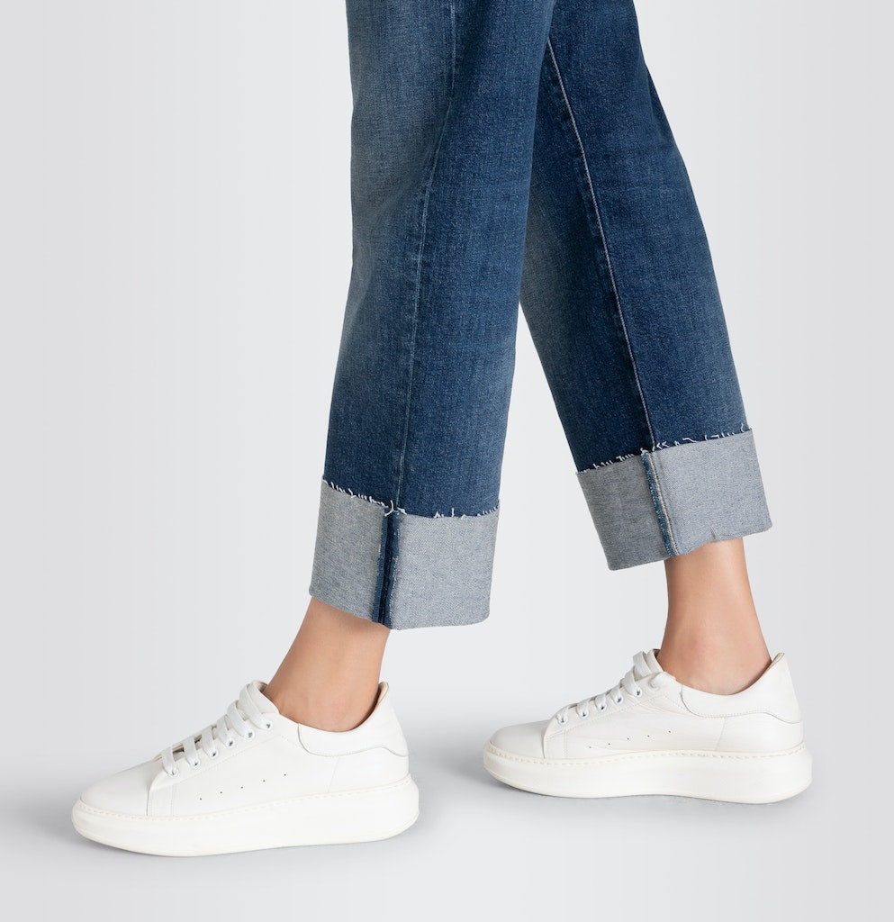 Mac Damen Jeans Mid Blue Commer