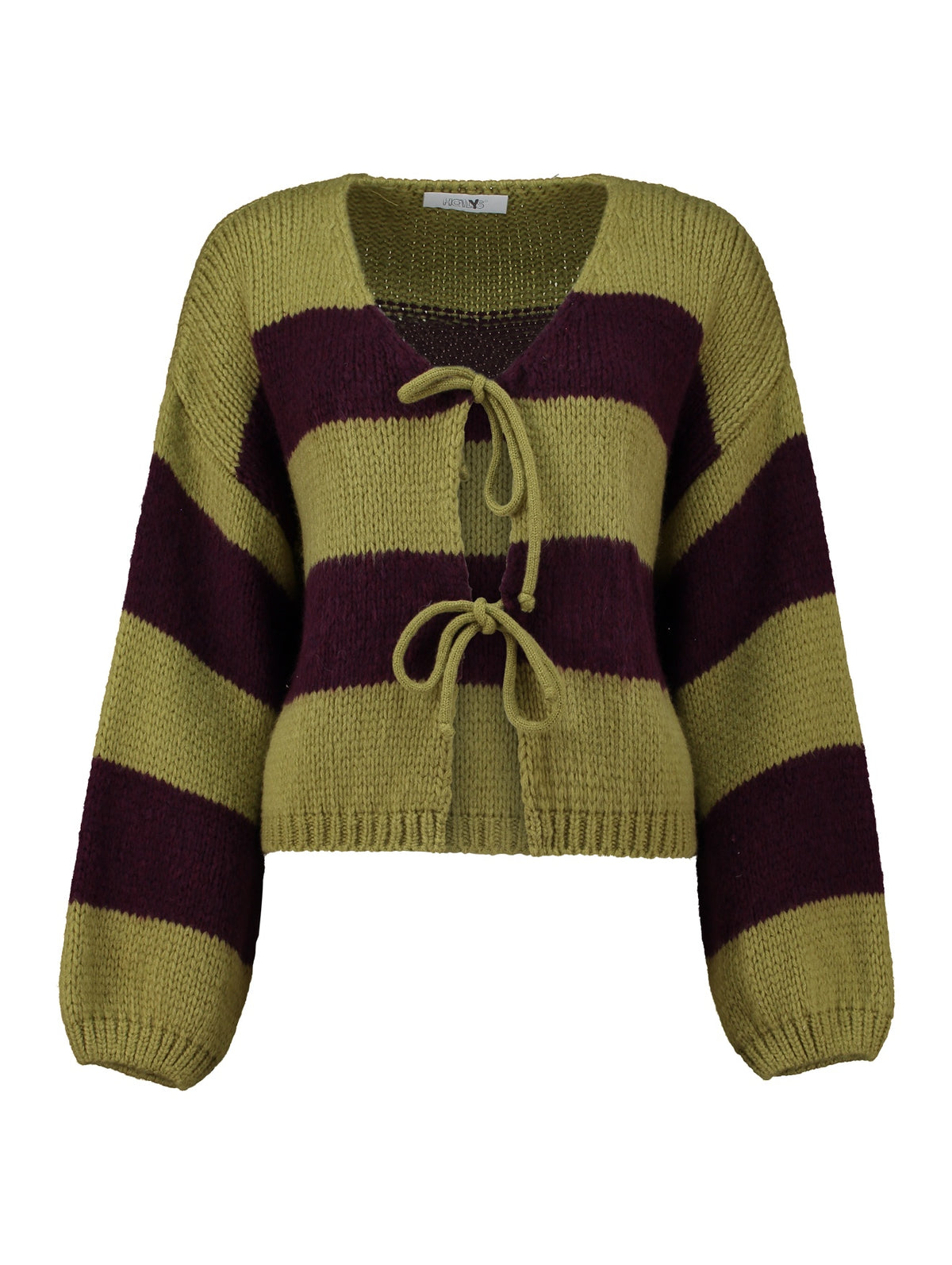 Haily's Damen Strickjacken Avocado/Dcherry