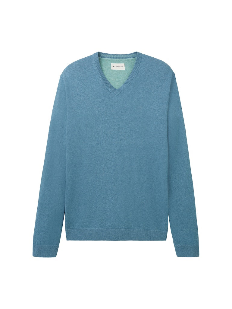 Tom Tailor Herren Pullover Blue Water Mela