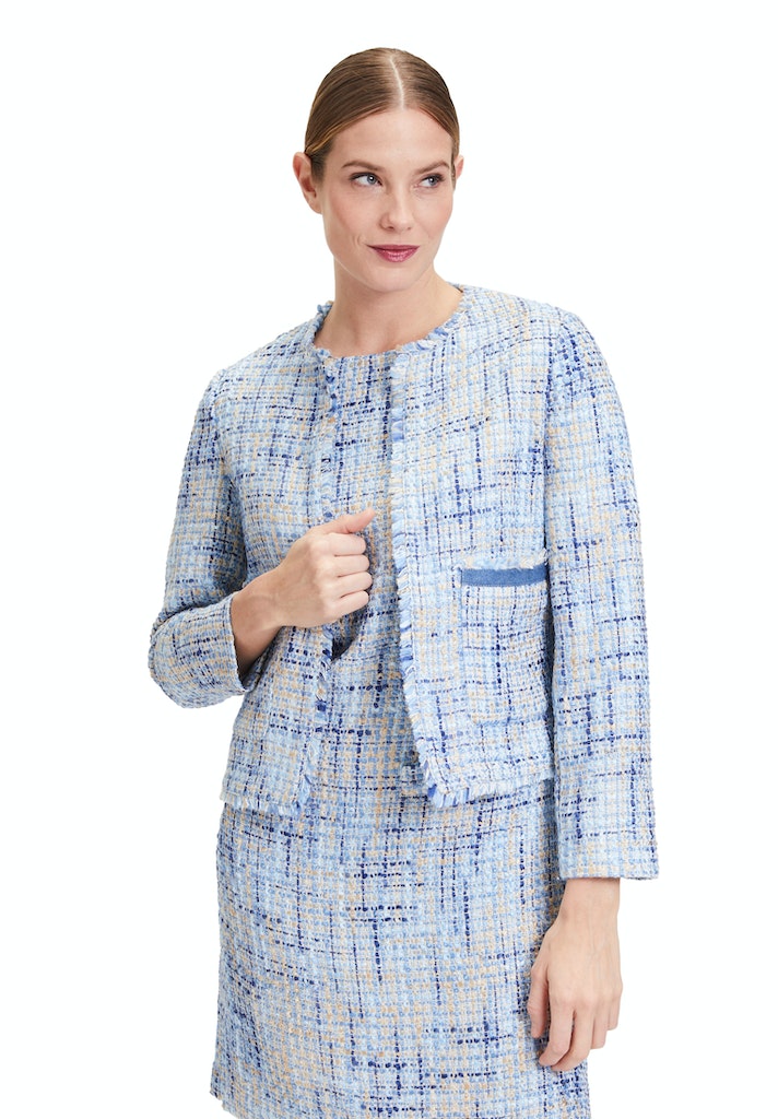 Cartoon Damen Jacken Blue/Beige