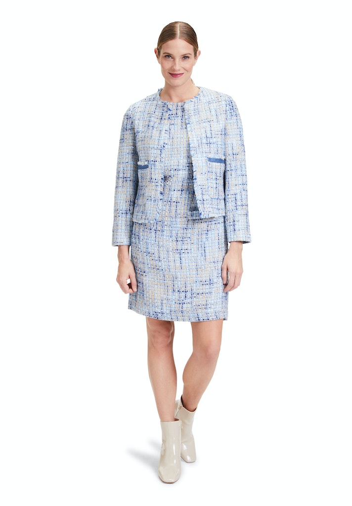 Cartoon Damen Jacken Blue/Beige