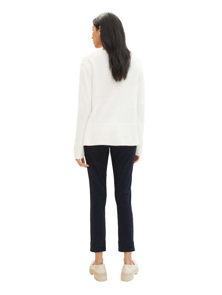 Tom Tailor Damen Hosen Sky Captain Blu