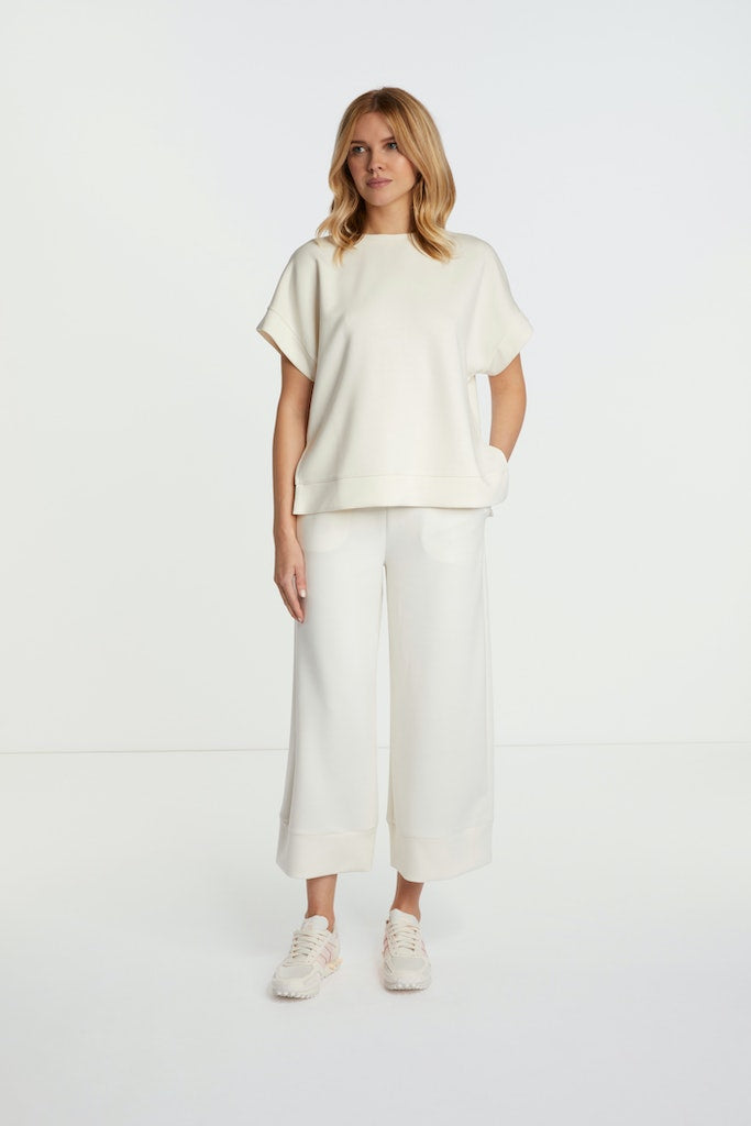Rich & Royal Damen Hosen Pearl White