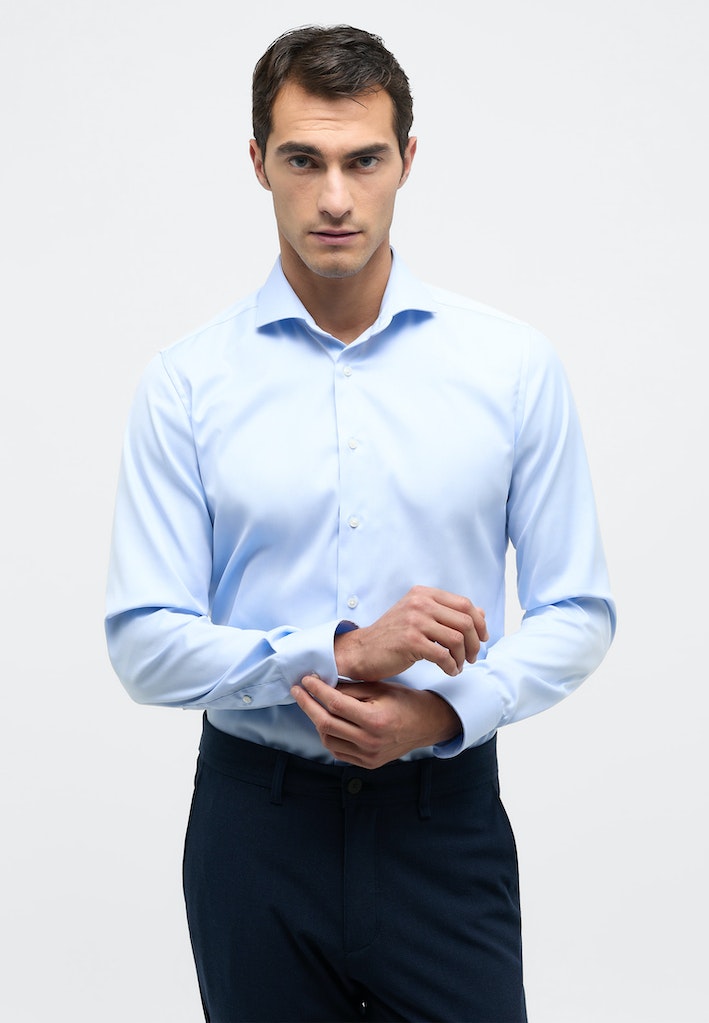 Eterna Herren Hemden lang Hellblau