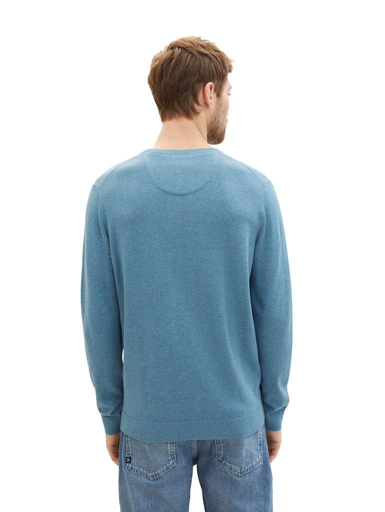 Tom Tailor Herren Pullover Blue Water Mela