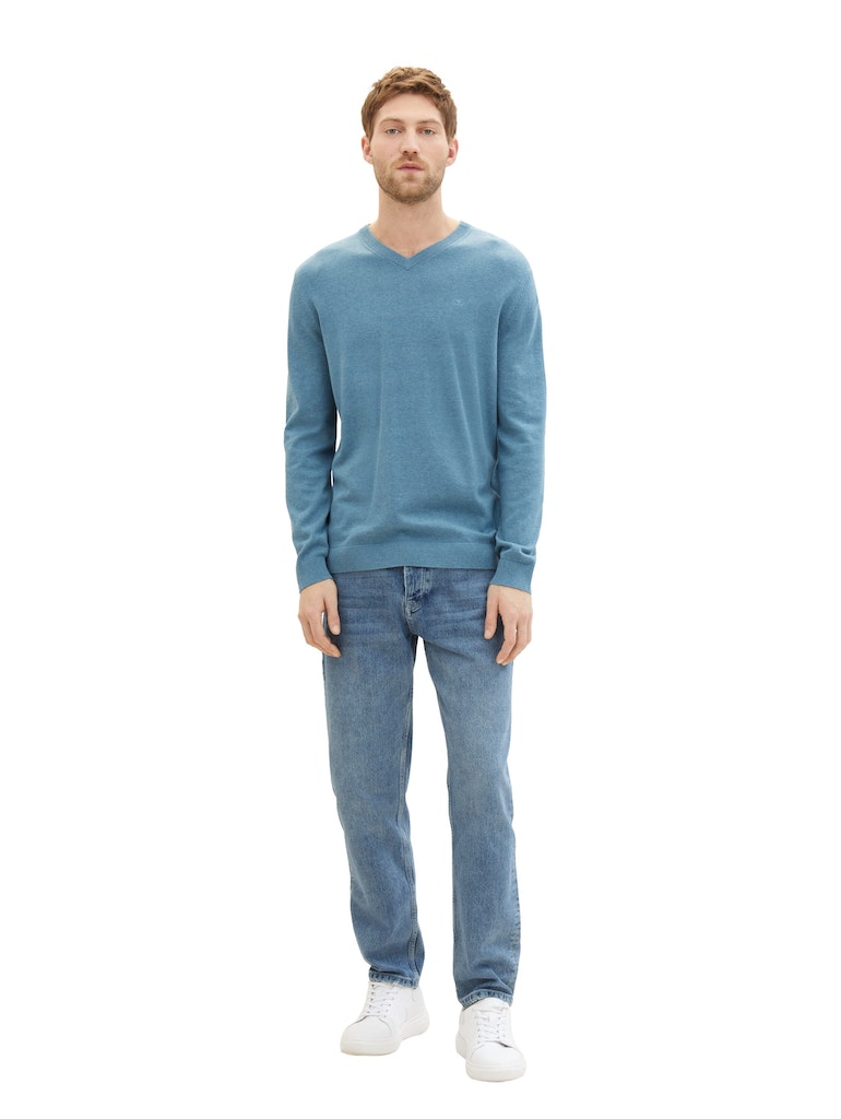 Tom Tailor Herren Pullover Blue Water Mela