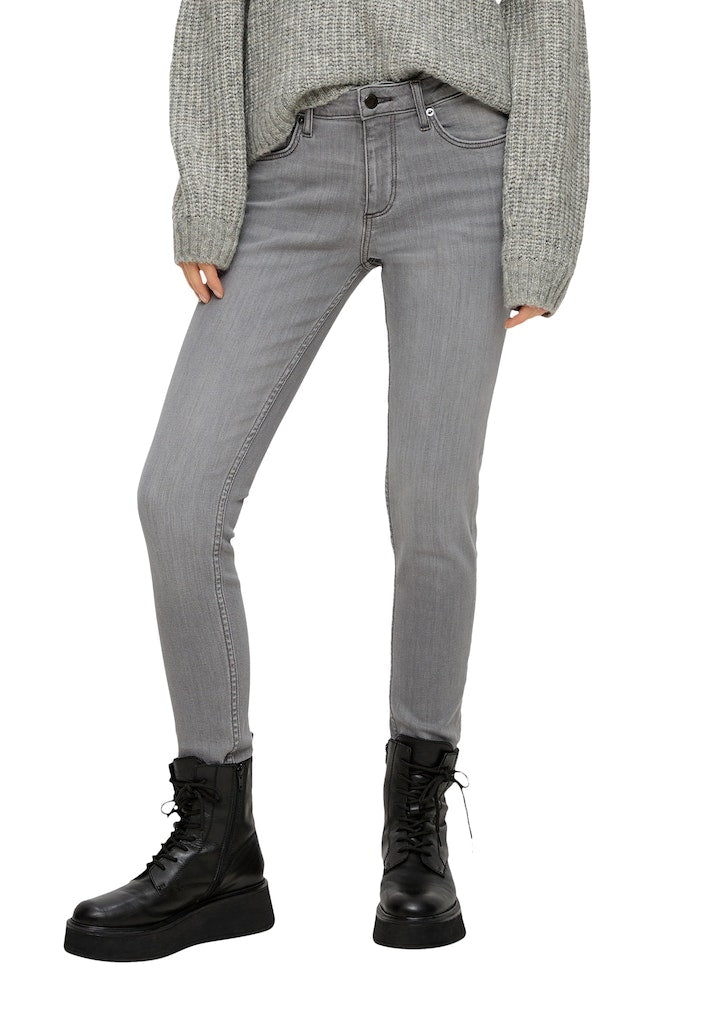 QS by S.Oliver Damen Jeans Grey/Black