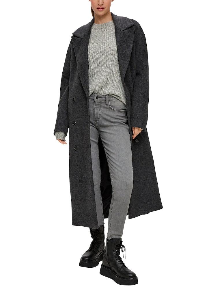 QS by S.Oliver Damen Jeans Grey/Black
