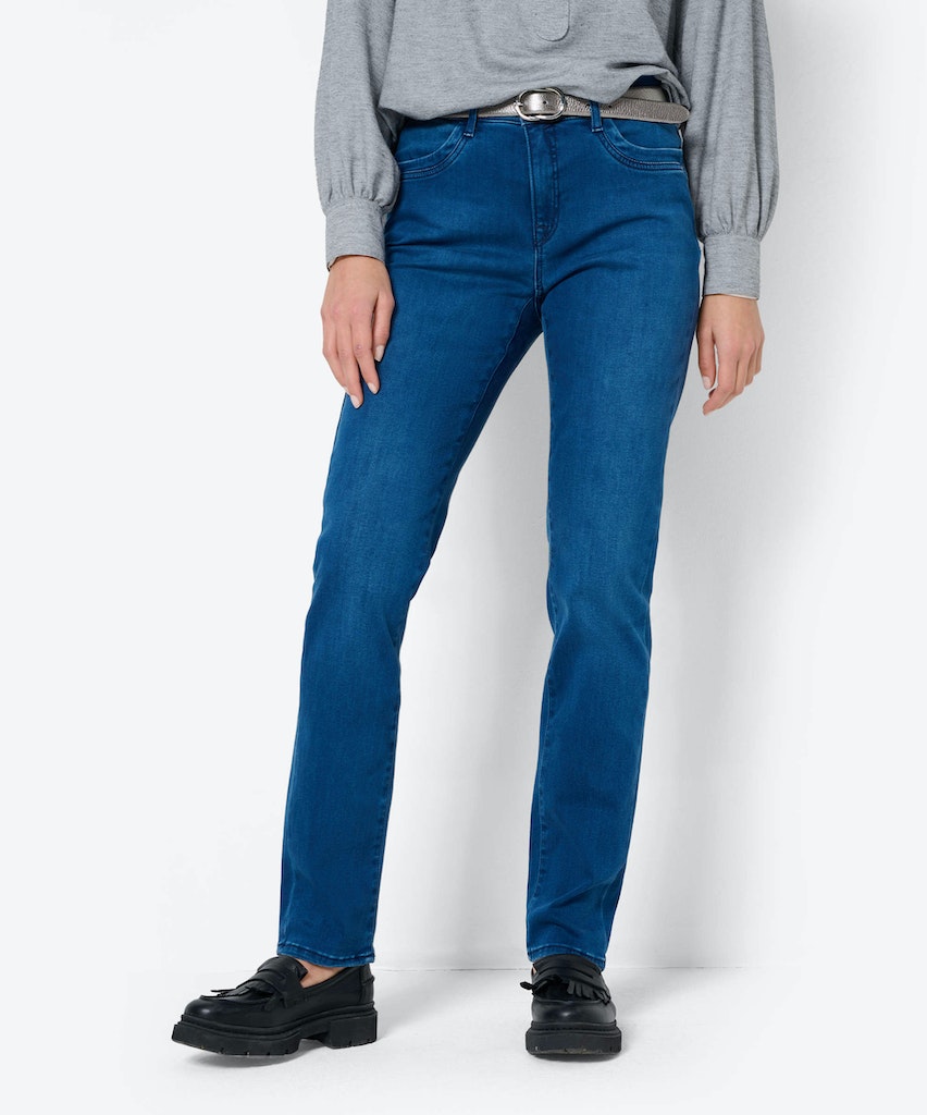 Brax Damen Jeans Used Regular Bl