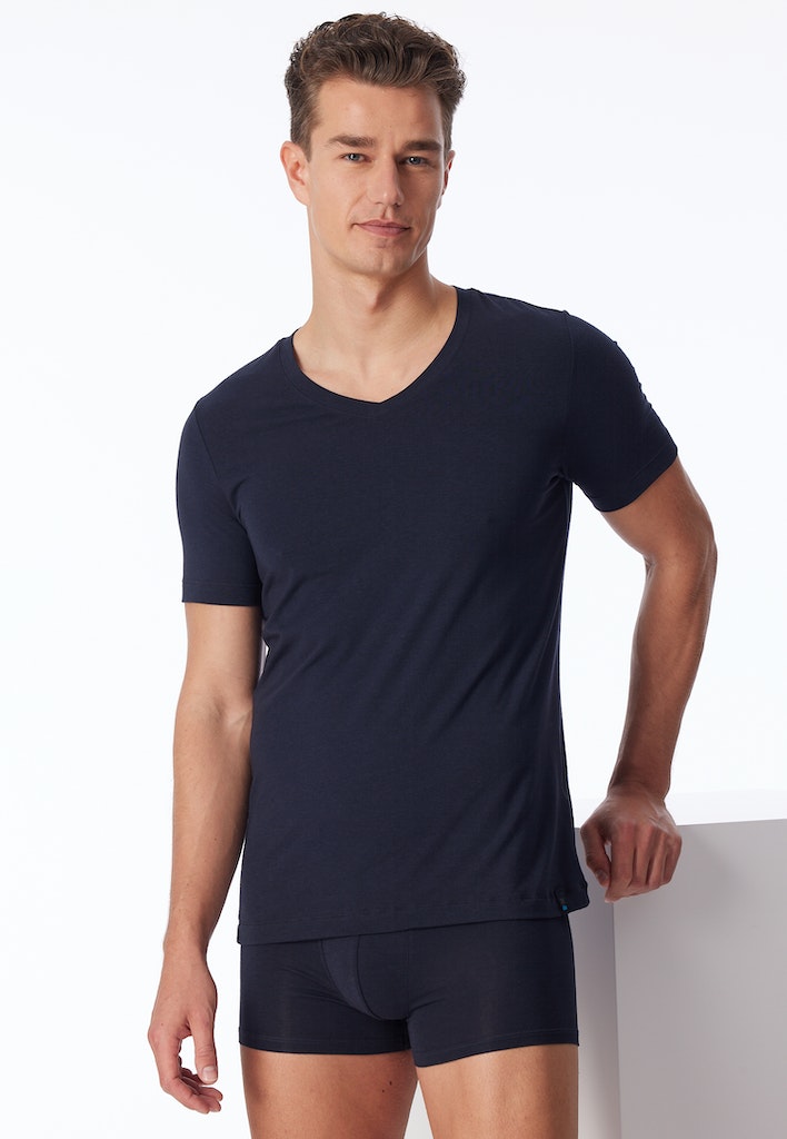Schiesser Wäsche Blauschwarz