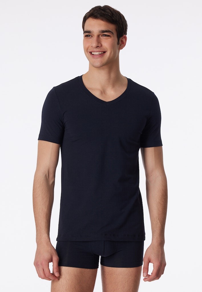 Schiesser Wäsche Blauschwarz