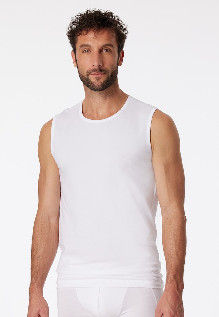 Schiesser Hemd Weiss
