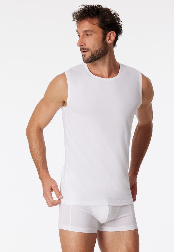 Schiesser Hemd Weiss