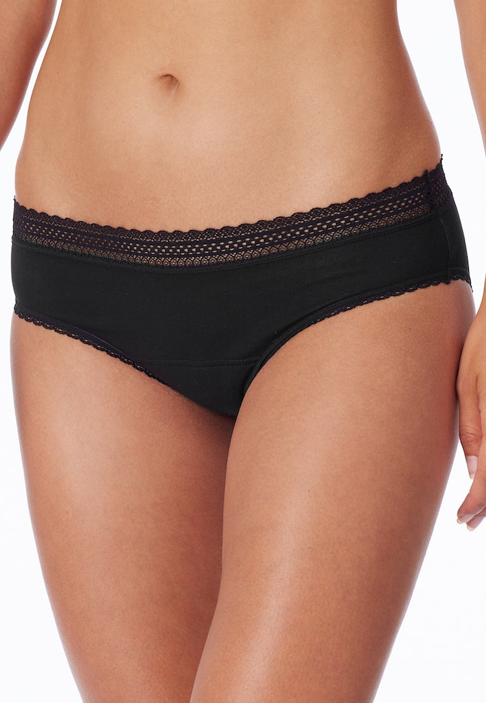 Schiesser Slip Schwarz