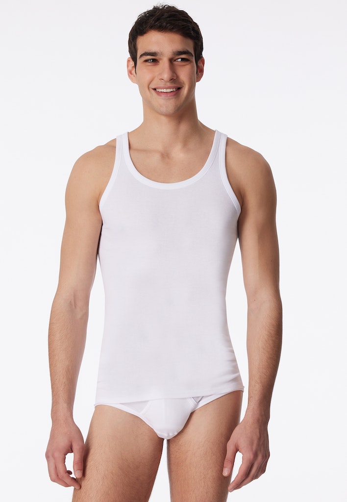 Schiesser Hemd Weiss