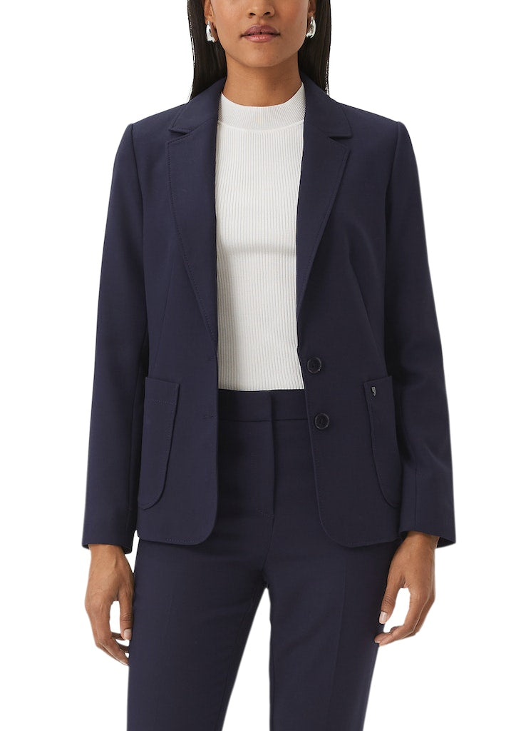 Comma Damen Blazer Blue