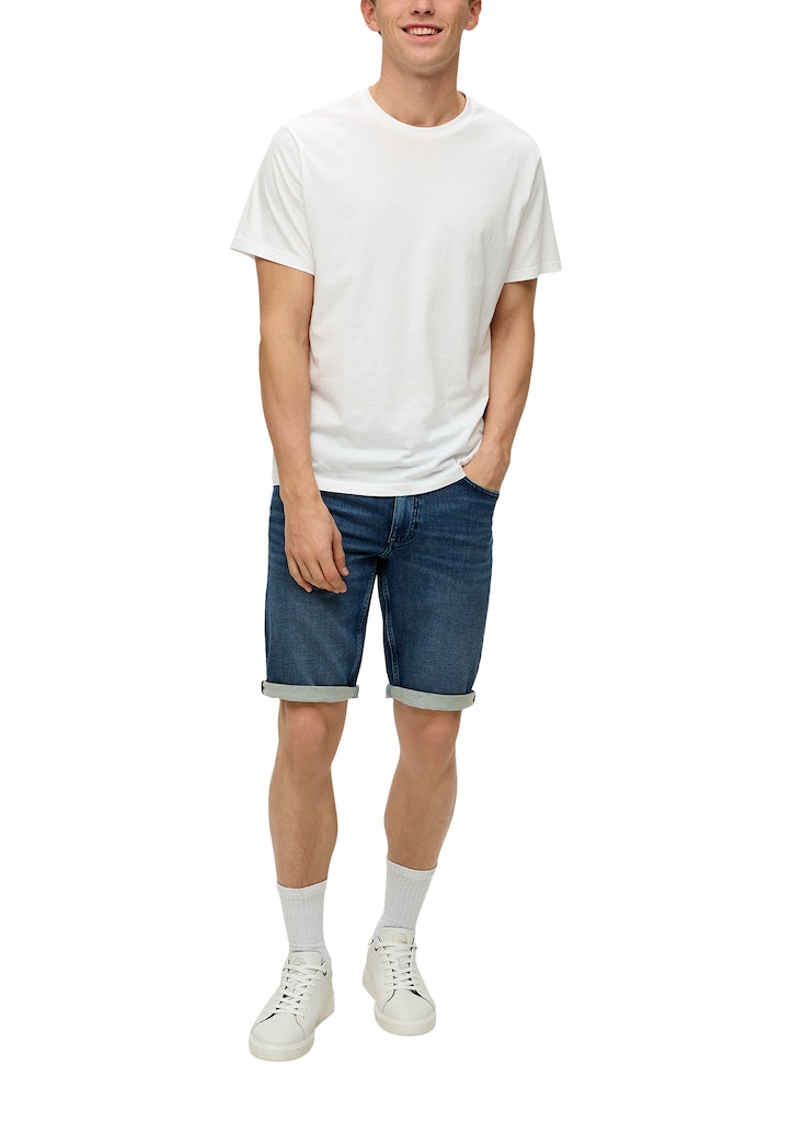 S. Oliver red Herren Shorts Blue