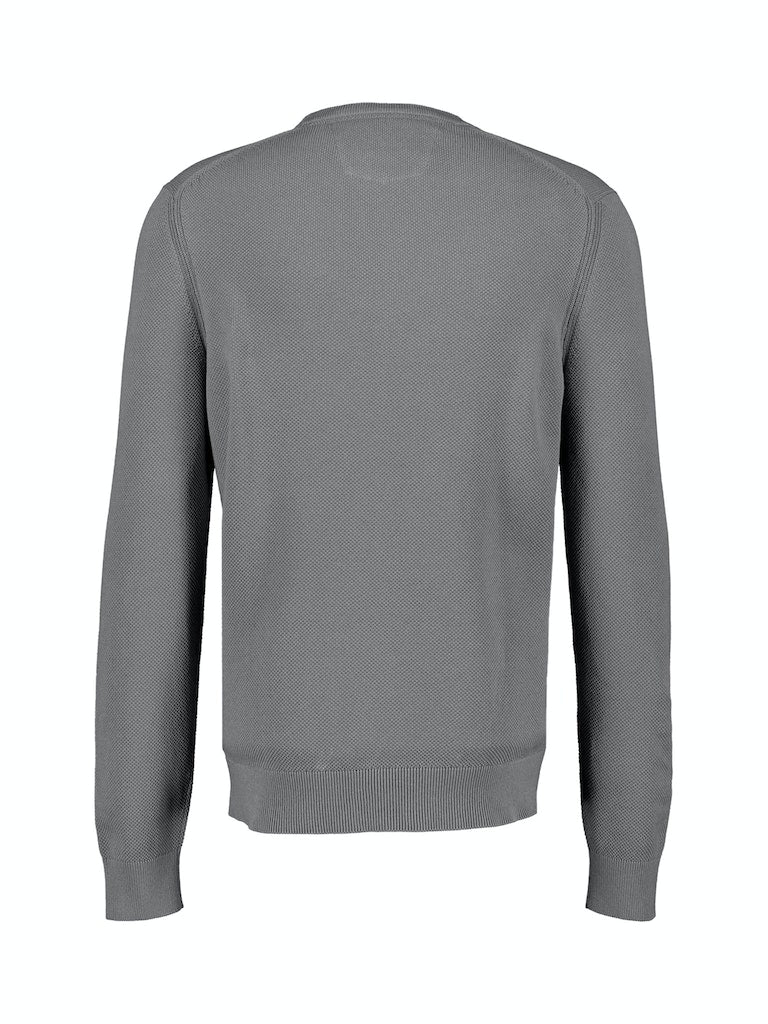 Lerros Herren Pullover Ash Grey Melang