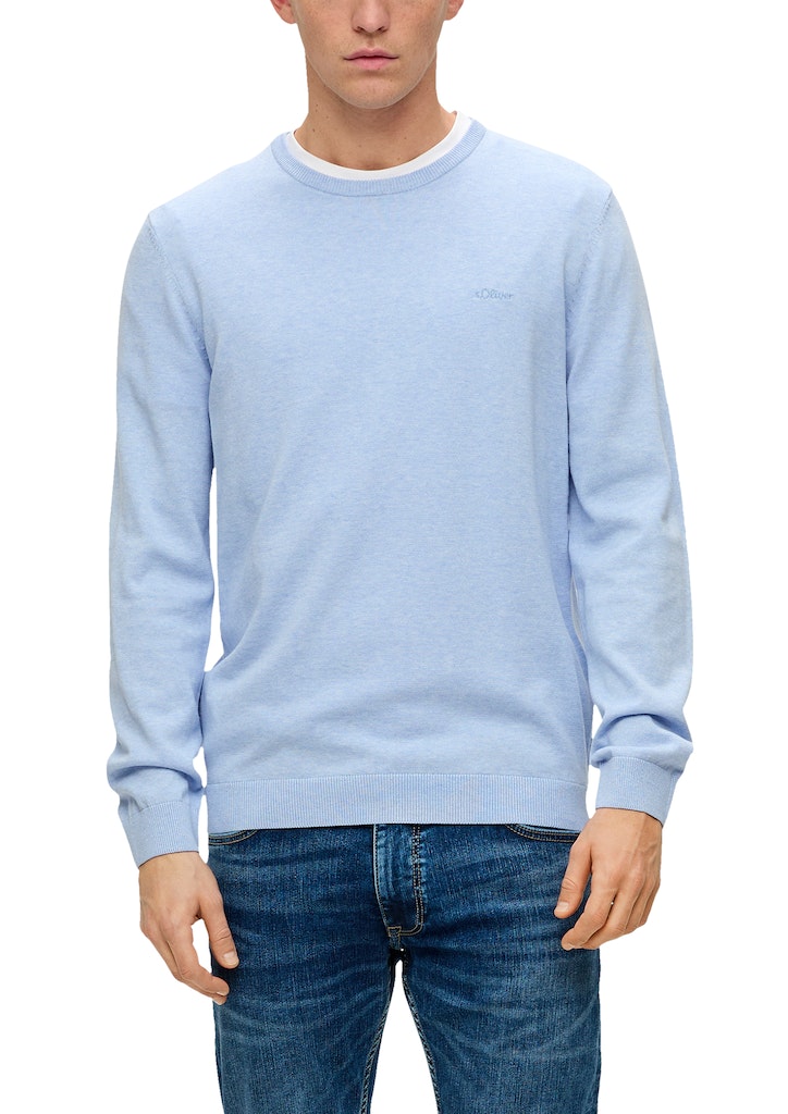S. Oliver red Herren Pullover Blue